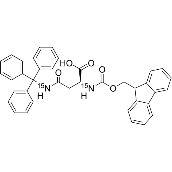 L-Asparagine-N-Fmoc,N-beta-trityl-15N2 204633-98-7